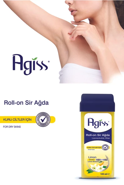Agiss Roll-On Sir Ağda Kuru Ciltler 100 ml - Resim 5