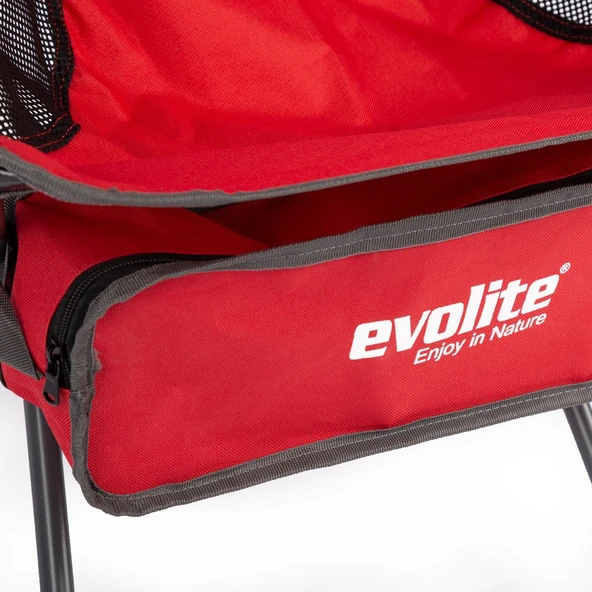 Evolite Mini Kamp Sandalyesi - Kırmızı - Resim 3