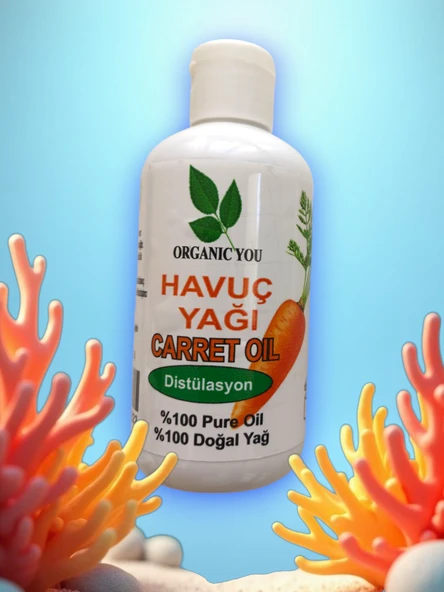 Organıc You Havuç Yağı Carret Oıl %100 Doğaldistilasyon 150 ml ürün görseli 1