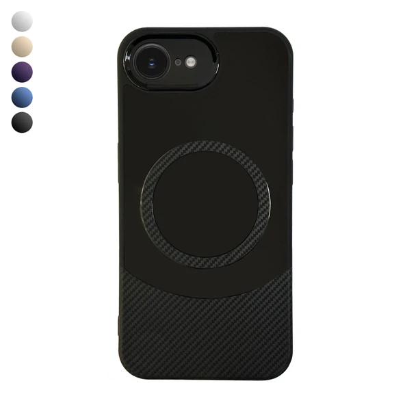 iPhone 16e Kılıf Maya Karbon Seri Silikon Kapak ürün görseli 1