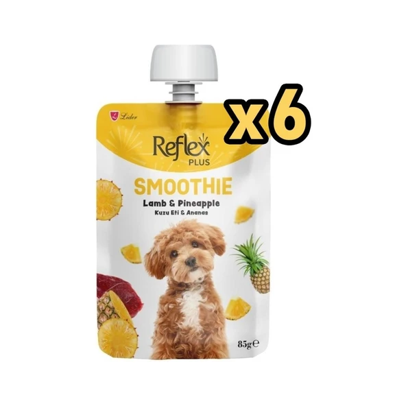 Smoothie Kuzu Etli ve Ananaslı Likit Köpek Ödülü 85 gr x 6 Adet ürün görseli 1