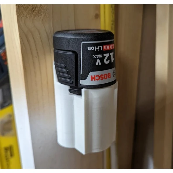 10.8V 12V Batarya Tutucu Tekli - Resim 2