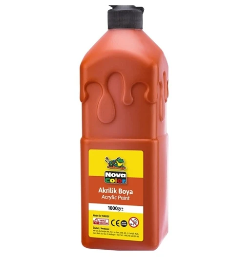 Nova Color Akrilik Boya 1000Gr 1 kilo Turuncu ürün görseli 1