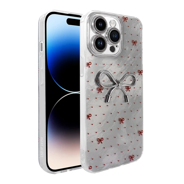 iPhone 14 Pro Max Kılıf Kamera Korumalı Figürlü Ponti Silikon Kapak ürün görseli 1