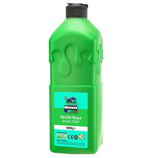Nova Color Akrilik Boya 1000Gr 1 kilo Yeşil ürün görseli 1