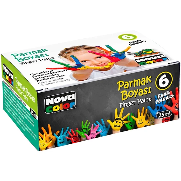 Nova Color Parmak Boyası 6Lı - 2 set ürün görseli 1