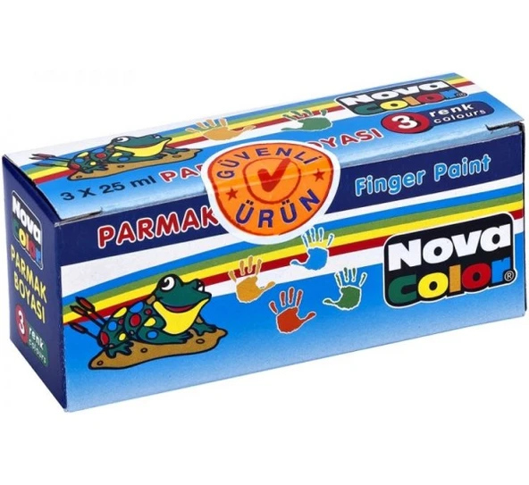Nova Color Parmak Boyası 3Lü Takım 25Cc - 3 takım ürün görseli 1