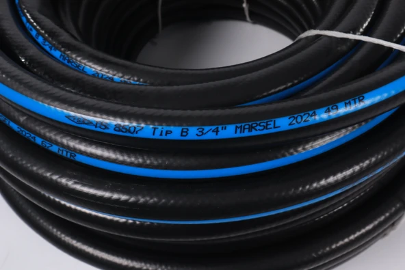 3/4 Thermo Iplikli Kauçuk Bahçe Hortumu (İç çap 19 mm )- 50 metre ürün görseli 1