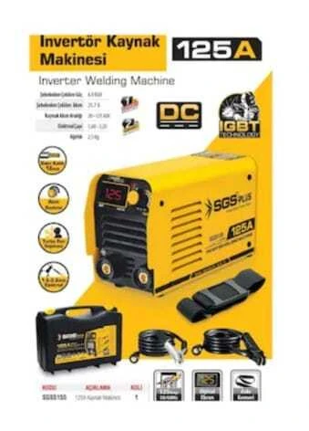 Sgs 5155 Invertör Kaynak Makinesi 125A ürün görseli 1