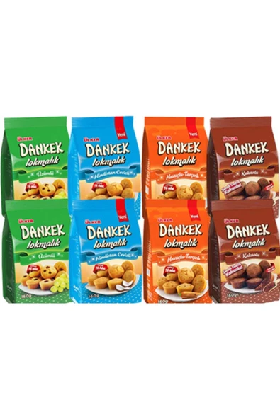 Ülker Dankek Lokmalık 160 gr 8 li Karma Paket ürün görseli 1