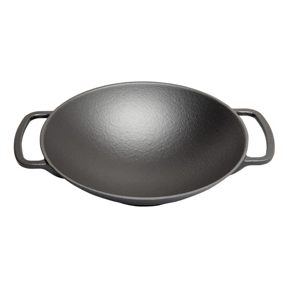 SÜREL DEMİR DÖKÜM WOK TAVA 35 CM MAT SİYAH ürün görseli 1