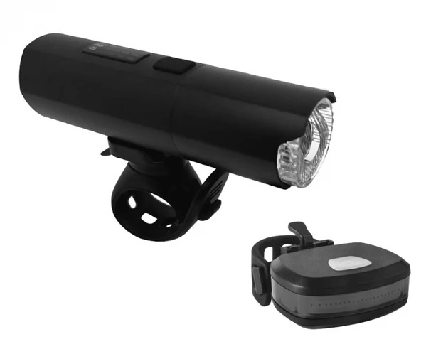 XC 383+384 Usb Şarjlı Ön Arka Far Stop Seti 400 Lümen Ön ürün görseli 1