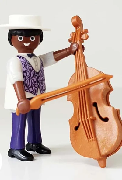 Playmobil Figures 70159 Series 16 - 1 Musician With Contrabass ürün görseli 1