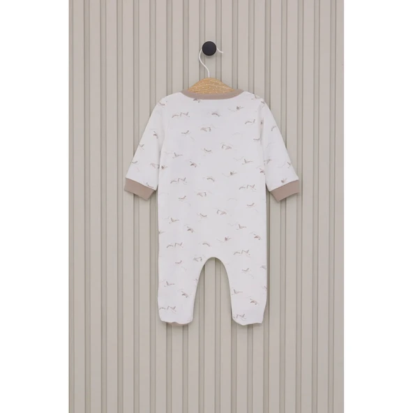 U.s Polo Bebek Tulum Usb2019 Krem - Resim 3