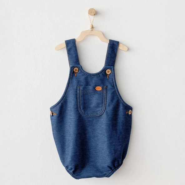 Andywawa Ac25931 Romper Casual Bebek Tulum İndigo ürün görseli 1