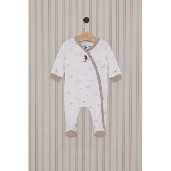 U.s Polo Bebek Tulum Usb2019 Krem ürün görseli 1