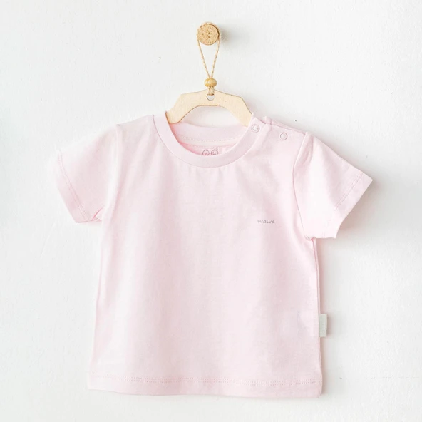 Andywawa Ac25971 Casual Bebek Tişört Pink ürün görseli 1