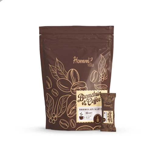 HOMM VİTA BROMELAİN KAHVE 3GR X 30 ADET ürün görseli 1