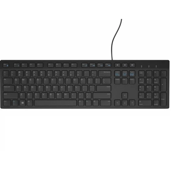 DELL KB-216 Kablolu F Klavye Siyah (580-ADGO) ürün görseli 1