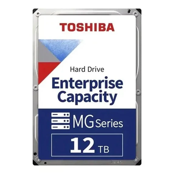 TOSHIBA 12TB MG09 MG09ACA12TE 256MB 7200RPM SATA-3 NAS VE GÜVENLİK DİSKİ ürün görseli 1