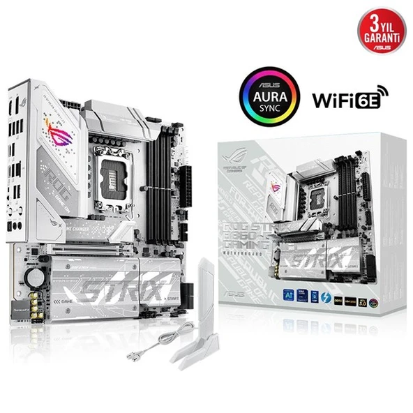 ASUS ROG STRIX B860-G GAMING WIFI-7 DDR5 HDMI DP PCIE 5.0 1851p mITX ürün görseli 1