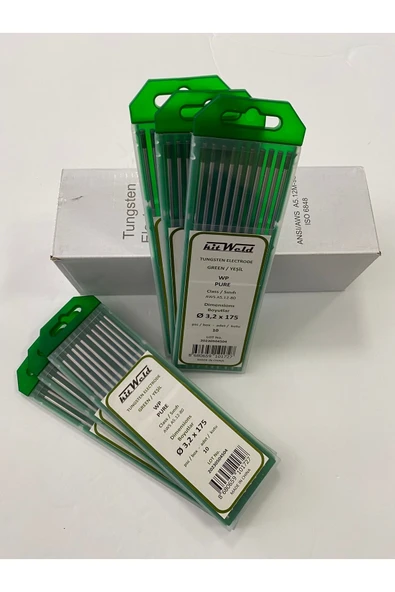 kitWeld Tungsten Elektrot Yeşil 3.20x175 - 10 Adet ürün görseli 1