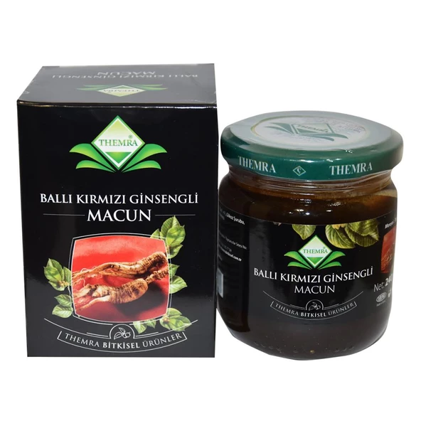Themra Ballı Kırmızı Ginsengli Macun Bitkisel Karışım 240 Gr ürün görseli 1