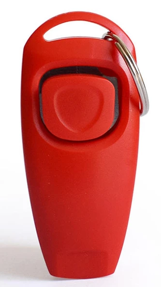 Köpek Eğitimi için Düdüklü Clicker 6 cm. Kırmızı ürün görseli 1