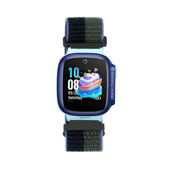 Huawei GT4 41mm Zore KRD-03 18mm Çocuklara Özel Hasır Kordon ürün görseli 1