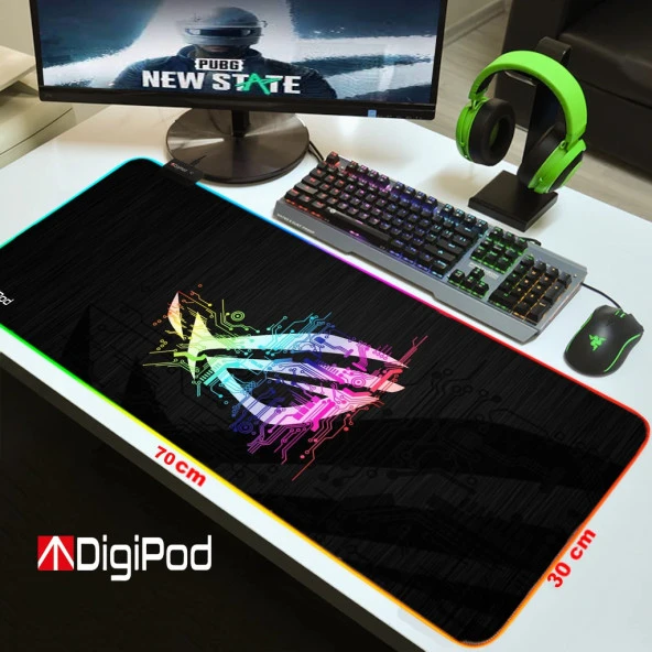 Digipod 9 Model Mouse pad 70x30  Gaming Oyuncu Mousepad - Resim 2
