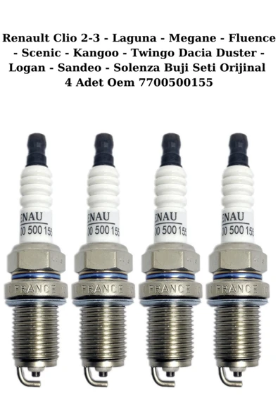 MAİS Renault Clio 1 Buji Seti Mais Oem 7700500155 ürün görseli 1