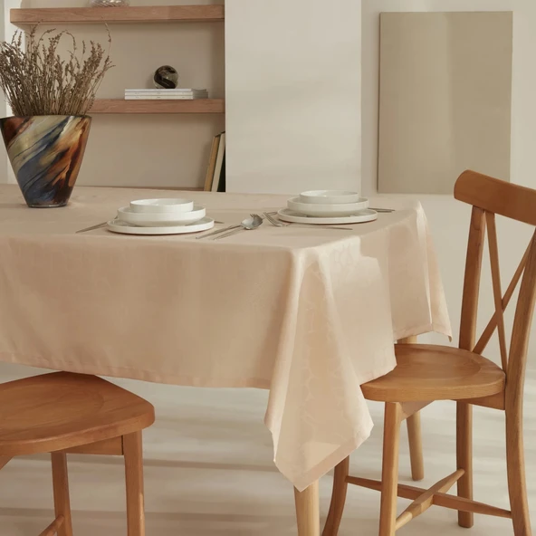 Karaca Home Pebble Masa Örtüsü Ekru ürün görseli 1