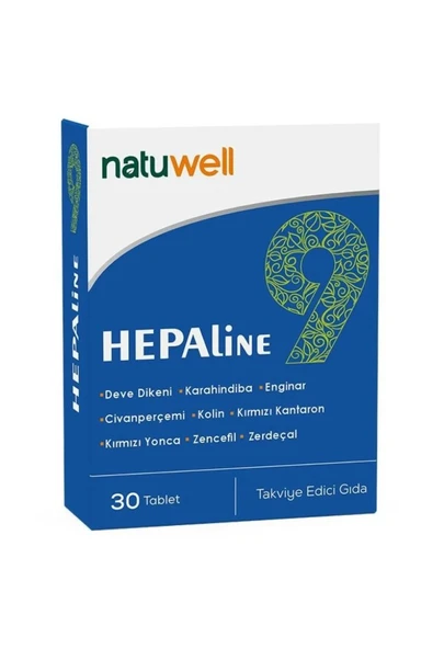 Natuwell Hepaline 9 Takviye Edici Gıda 30 Tablet ürün görseli 1