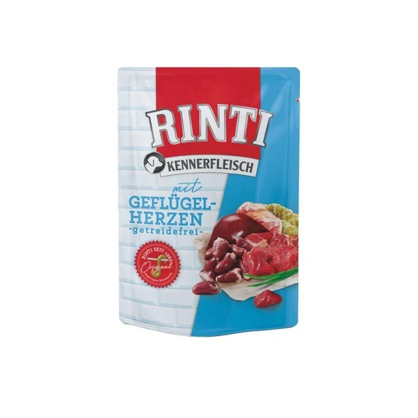 RINTI Pouch Yürekli Köpek Konservesi 400 gr ürün görseli 1