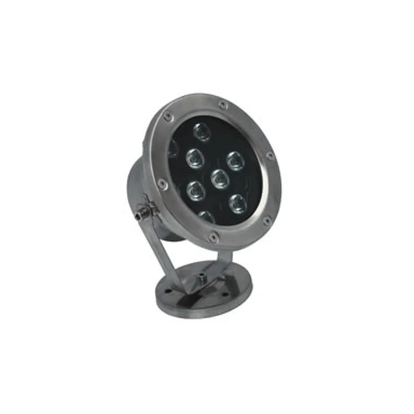Havuz Led Armatür aplik su geçirmez açık alan aydınlatma ışık gösterisi sıva üstü krom kasa Doğal Beyaz 4000K A-KRM-1202 IP68 9W 12V ürün görseli 1