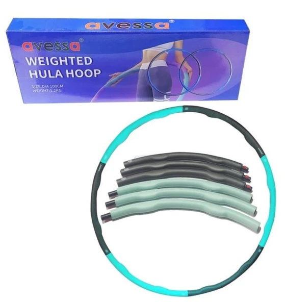 Avessa Hlp-100 Ağırlıklı Hulahop 1,2Kg Gri-Mavi ürün görseli 1