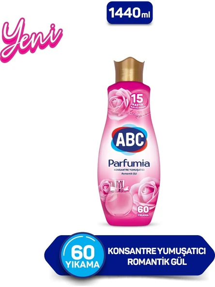 Abc Parfumia Konsantre Yumuşatıcı Romantik Gül 1440 Ml ürün görseli 1