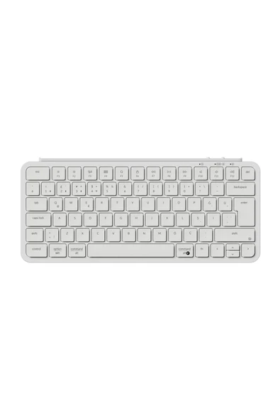 Keychron B1 Pro %75 TKL Ultra-Slim 2.4 GHz Türkçe Kablosuz Beyaz  Klavye ürün görseli 1