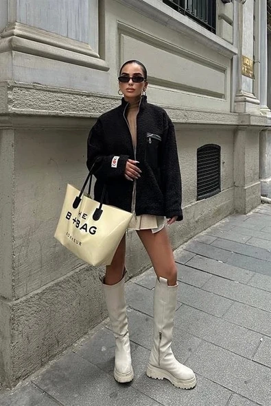 Katerina Suni Kürk Ceket 6110-08 ürün görseli 1