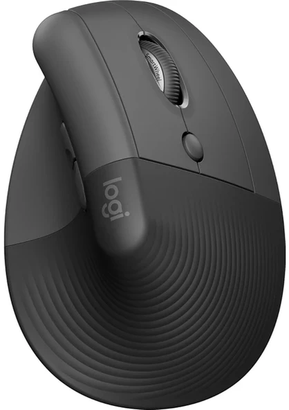Logitech Lift 910-006473 Siyah Dikey Sessiz Ergonomik Optik Kablosuz Mouse ürün görseli 1
