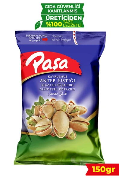 Paşa Kuruyemiş Kavrulmuş Antep Fıstığı 150 gr ürün görseli 1