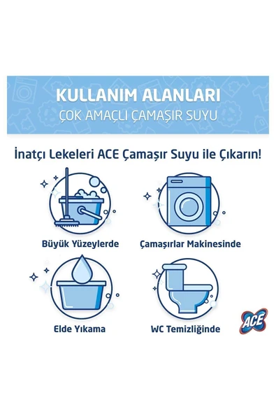 ACE Çamaşır Suyu Normal 4.3kg - Resim 3