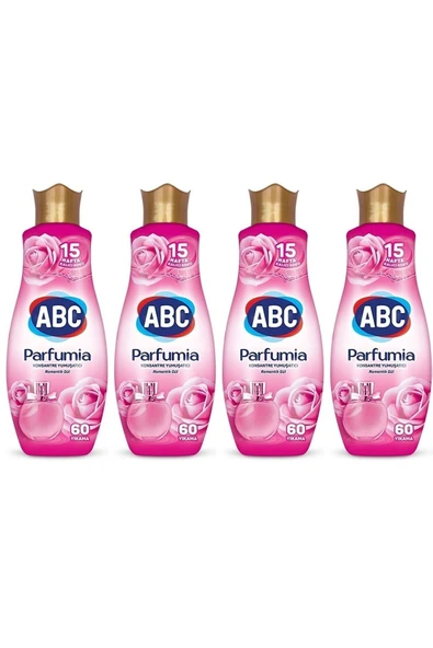 ABC Konsantre Yumuşatıcı Parfumıa Romantik Gül 1440 ml X4 Adet ürün görseli 1