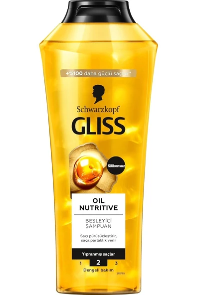 Gliss Şampuan Oil Nutritive 400 ml ürün görseli 1