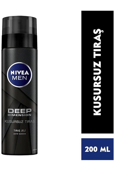 NIVEA Men Deep Dimension Tıraş Jeli 200Ml - Resim 2