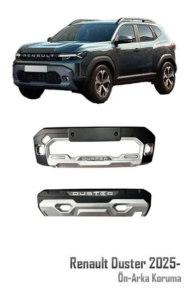 Renault Duster 2024ve Sonrası Ön-Arka Koruma Difüzör ürün görseli 1