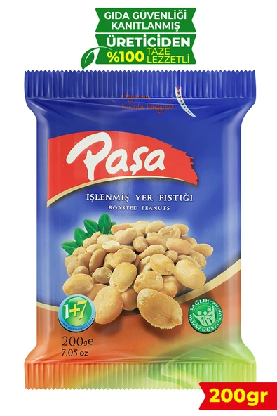 Paşa Kuruyemiş İşlenmiş Yer Fıstığı 200 gr ürün görseli 1
