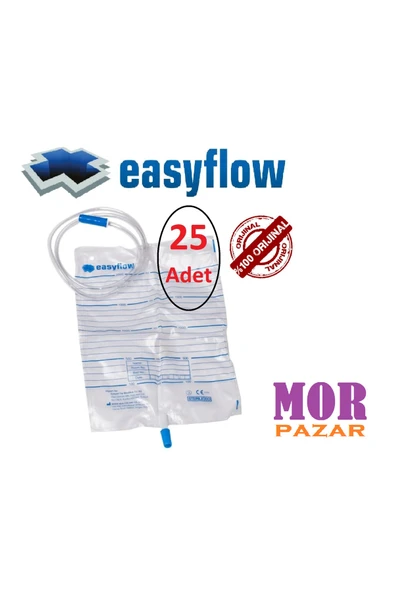 Musluklu Steril Idrar Torbası 2000 ml ( 25'li Paket ) ürün görseli 1