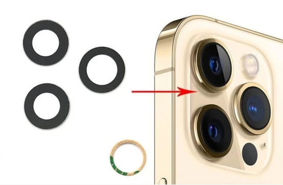 iPhone 12 Pro Uyumlu Kamera Lens Camı ürün görseli 1
