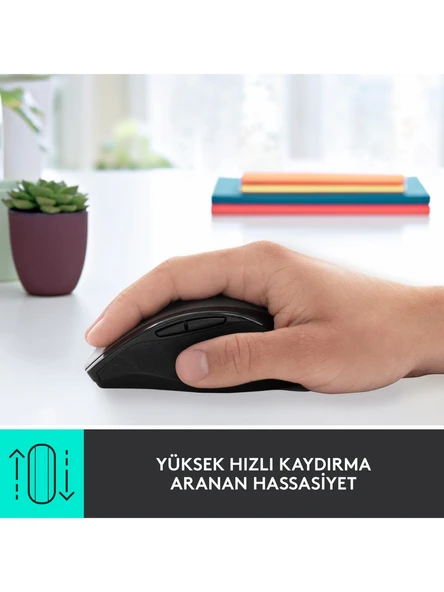Logitech M705 Marathon 910-001949 Optik Kablosuz Mouse - Resim 3